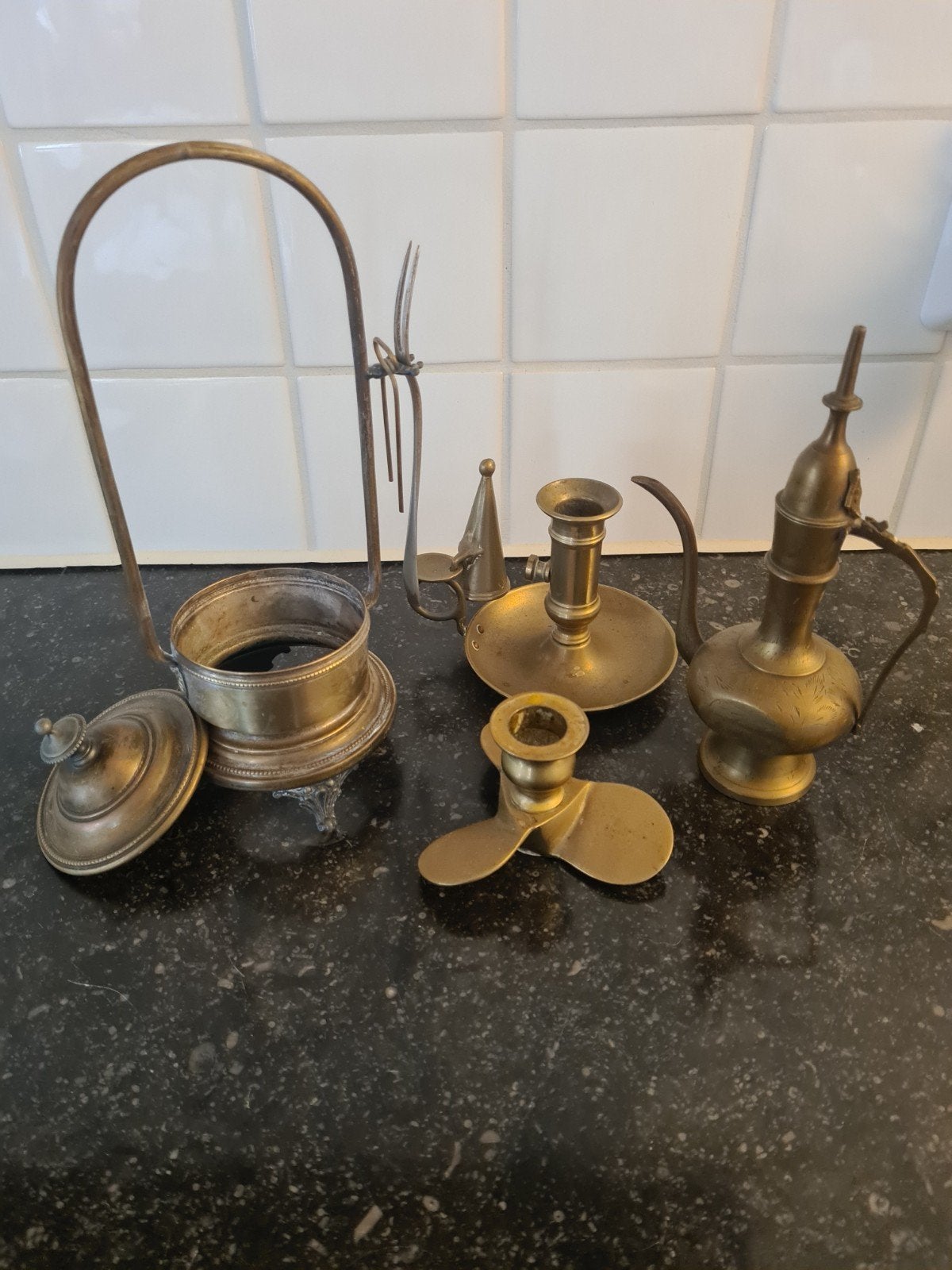 Antieke Koperen en Bronzen Decoratieve Items, Ophalen of Verzenden