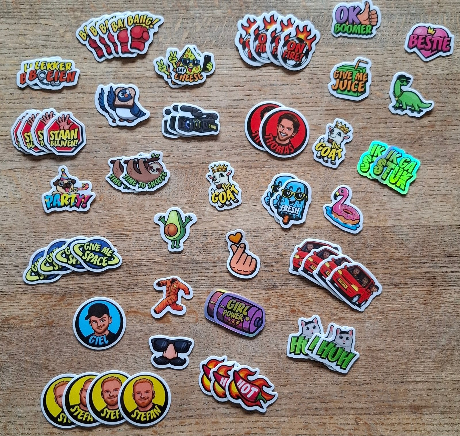Stuk tv Stickerjacht Jumbo Stickers!, Ophalen of Verzenden, Nieuw, Meerdere stickers