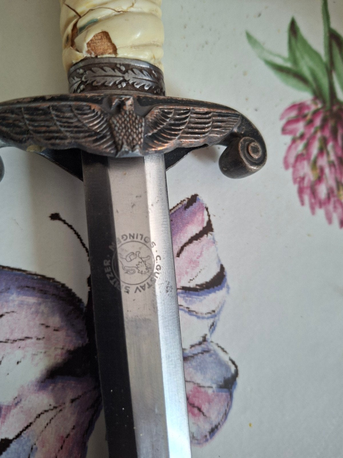 c custaf spitzer officier,s dolk en een duitse heeres dolk, Ophalen, Duitsland, Mes of Dolk