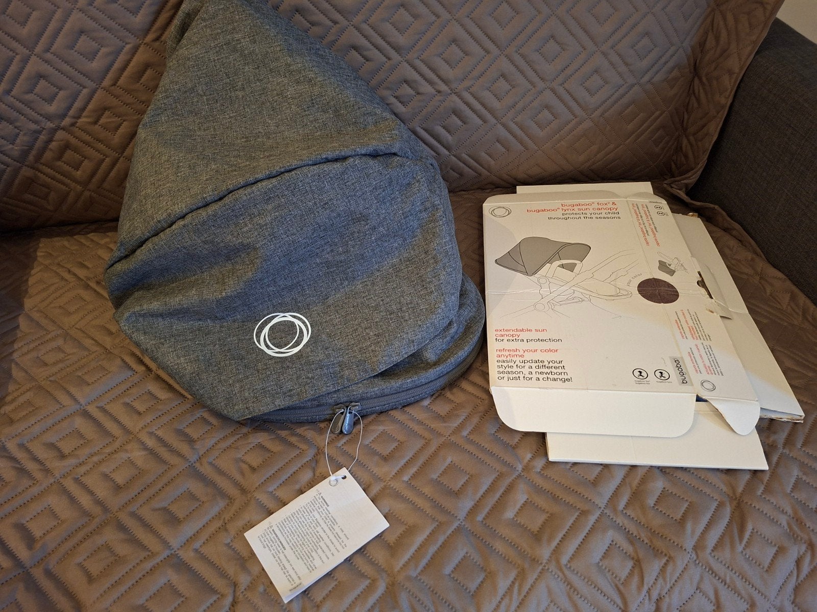 Bugaboo Fox 2 & Lynx Zonnekap - Nieuw in doos, Ophalen of Verzenden, Nieuw, Kinderwagen, Bugaboo