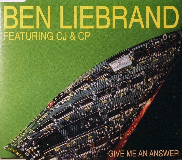 Ben Liebrand - Give Me An Answer CD SINGLE, Cd's en Dvd's, Cd's | Dance en House, Ophalen of Verzenden, Zo goed als nieuw, Electro