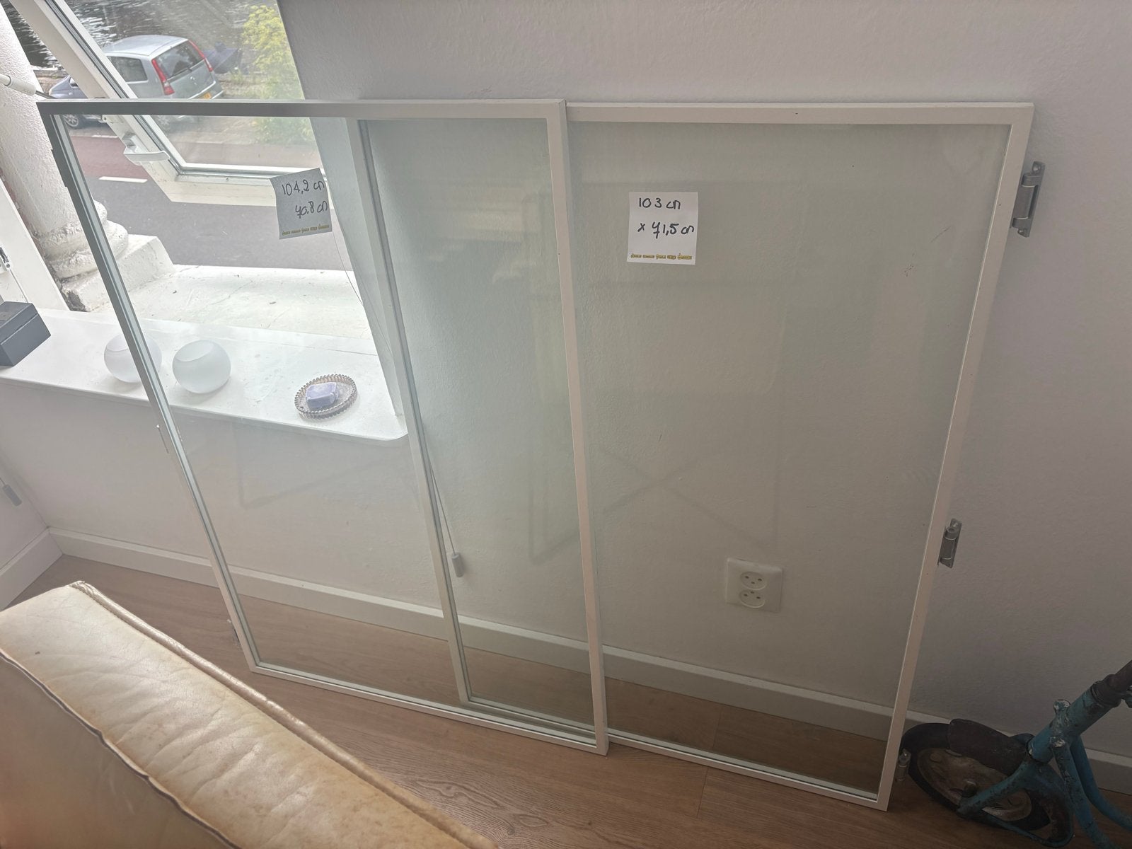 Voorzetramen, Doe-het-zelf en Verbouw, Glas en Ramen, Ophalen, Gebruikt, Minder dan 80 cm, 80 tot 120 cm