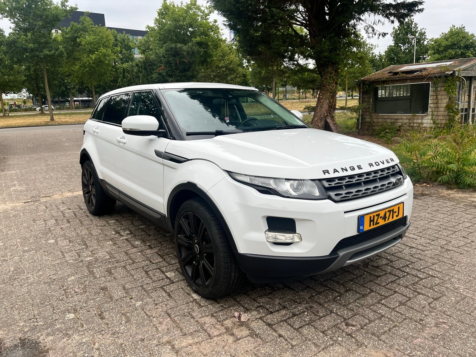 Land Rover Range Rover Evoque 2.2 ED4 2WD 2012 Wit, Auto's, Voorwielaandrijving, Euro 5, Zwart, Wit