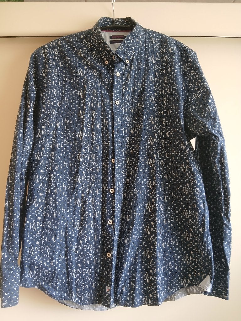 Donkerblauw nieuw overhemd van Blue Industry mt42., Kleding | Heren, Blue Industry, Blauw, Nieuw, Ophalen of Verzenden