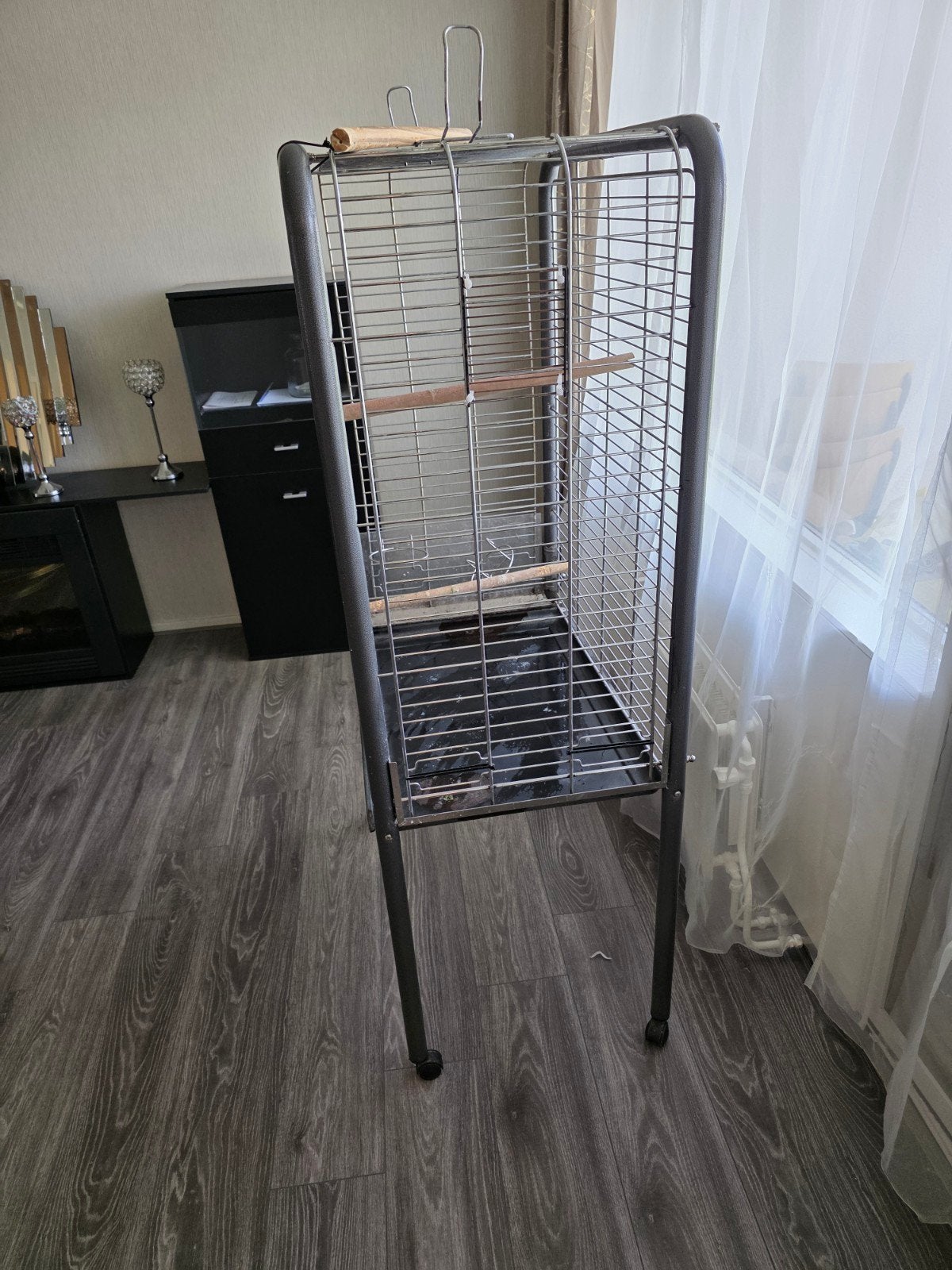 Grote papegaaienkooi, breedte 80 cm, diepte 50 cm, Dieren en Toebehoren, Ophalen of Verzenden, 75 tot 110 cm, Kooi, Minder dan 60 cm