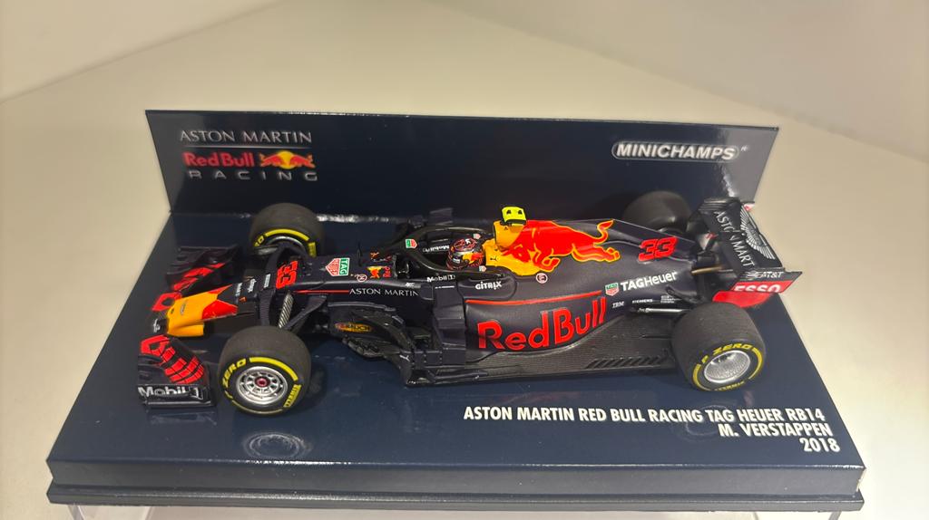 F1 aston martin rb14 m.verstappen minichamps 1.43, Auto, Ophalen of Verzenden, MiniChamps, A