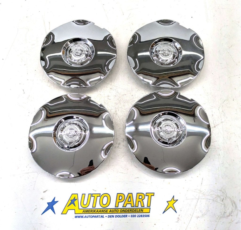 Chrysler PTCruiser chroom center cap 2001-2005, Amerikaanse onderdelen, PO Box 21-8004 | Auburn Hills, MI 48321-8004, Nieuw, Ophalen of Verzenden