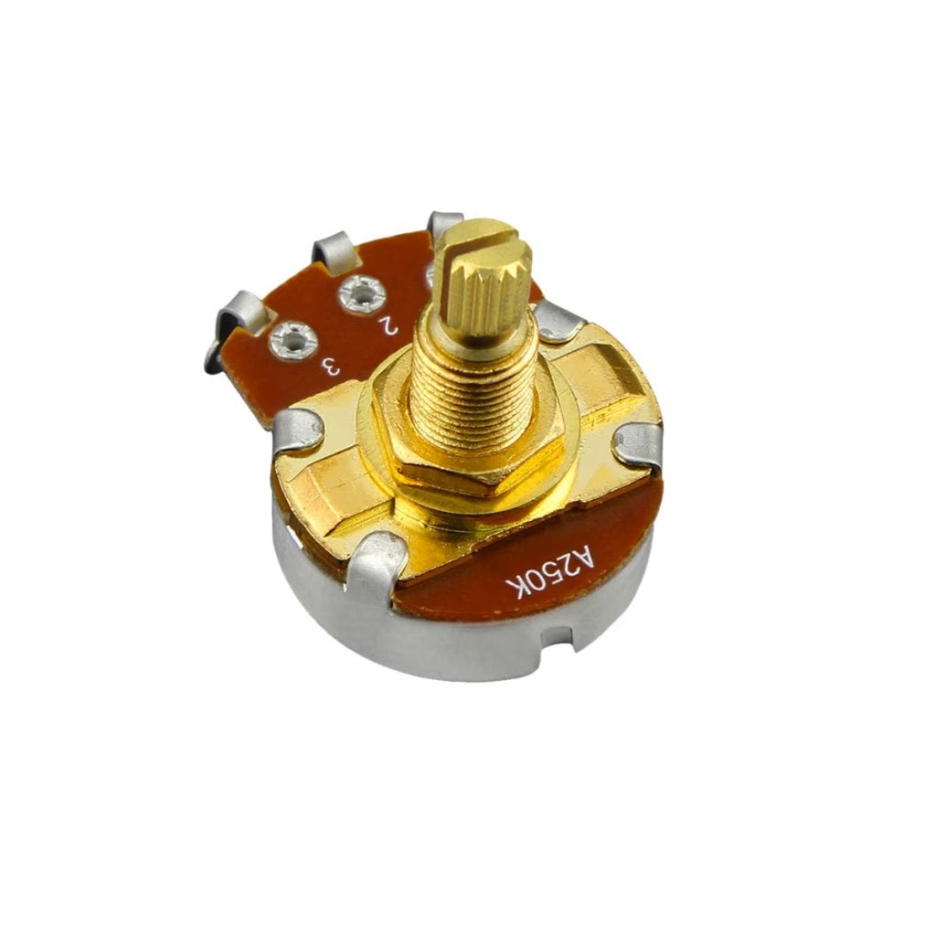 Potmeter a250k full size - 18 mm split shaft, Moku Custom Guitars, Nieuw, 4613CB, Ophalen of Verzenden
