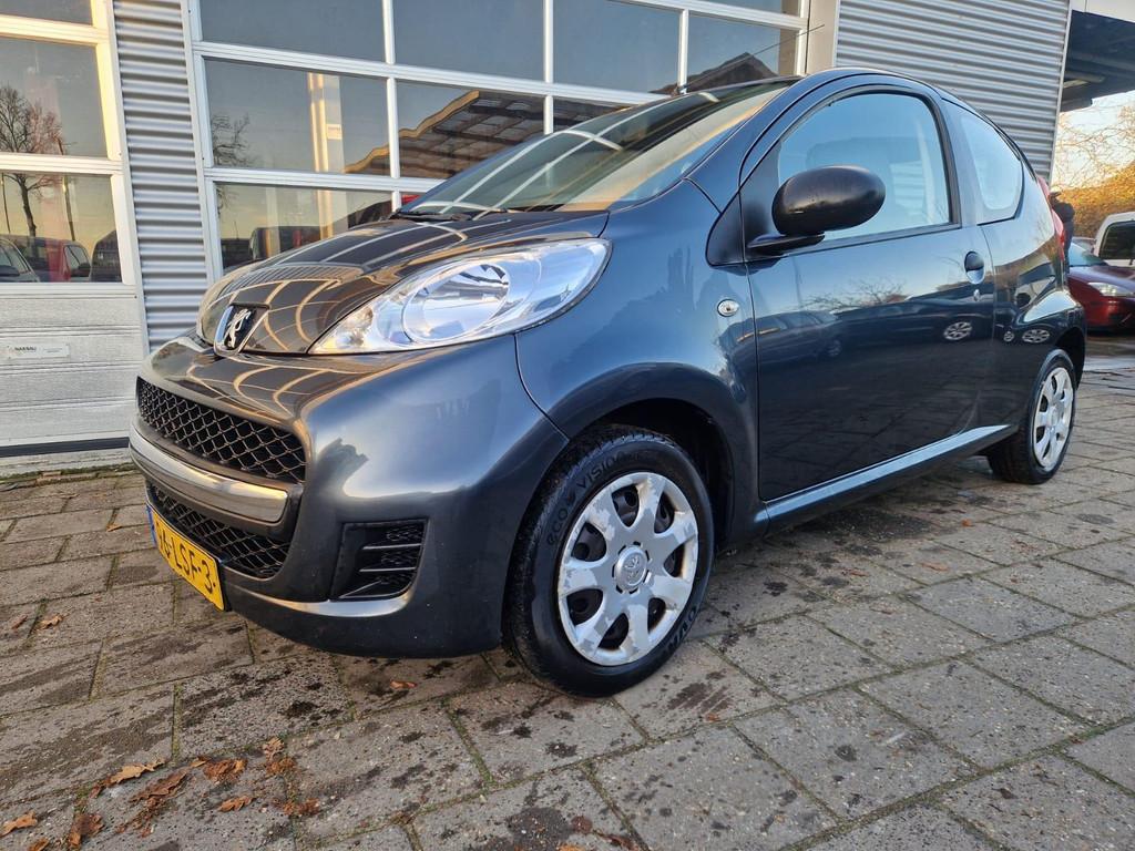Peugeot 107 1.0-12V XR, Auto's, Voorwielaandrijving, Stof, Gebruikt, Zwart