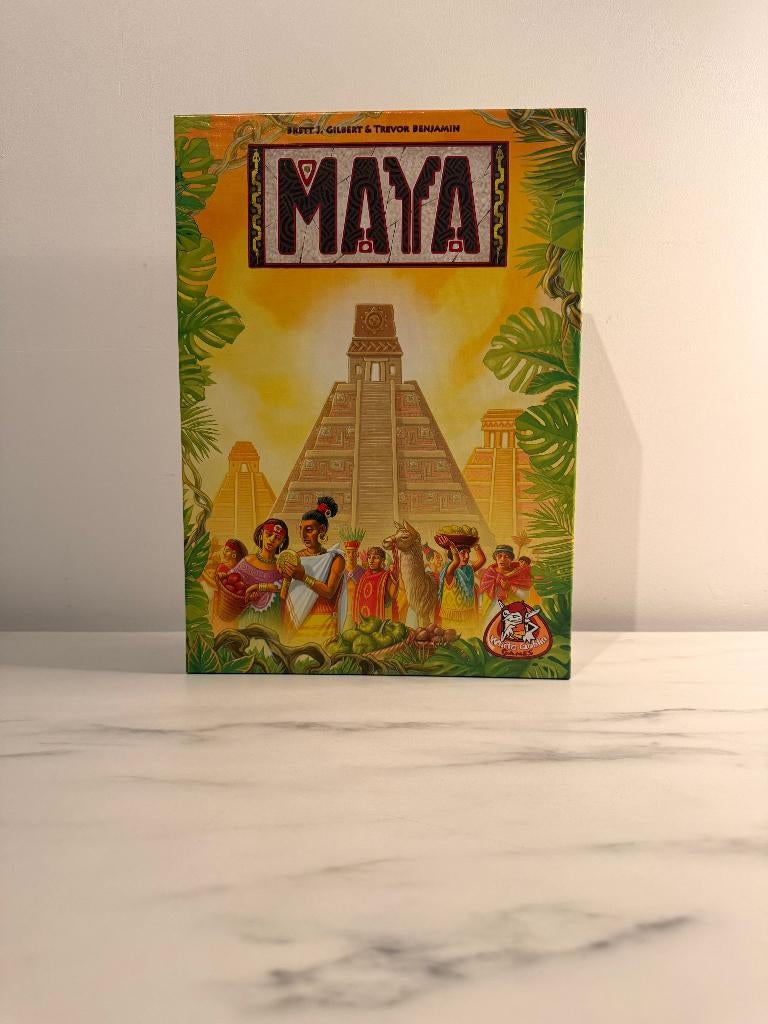 Maya (NL) Bordspel - White Goblin Games, Hobby en Vrije tijd, Gezelschapsspellen | Bordspellen, Nieuw, Ophalen of Verzenden