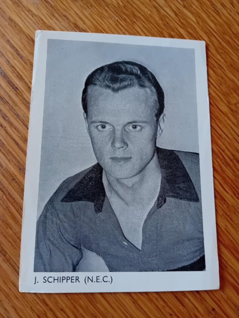 Fotokaart J. Schipper - N.E.C., Ophalen of Verzenden, Voor 1940, Zo goed als nieuw, Overige onderwerpen