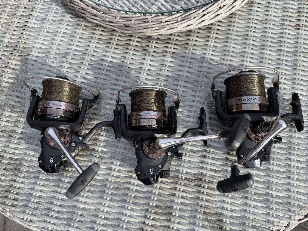 3x Daiwa Windcast BR 5500 LDA, Ophalen of Verzenden, Gebruikt, Molen