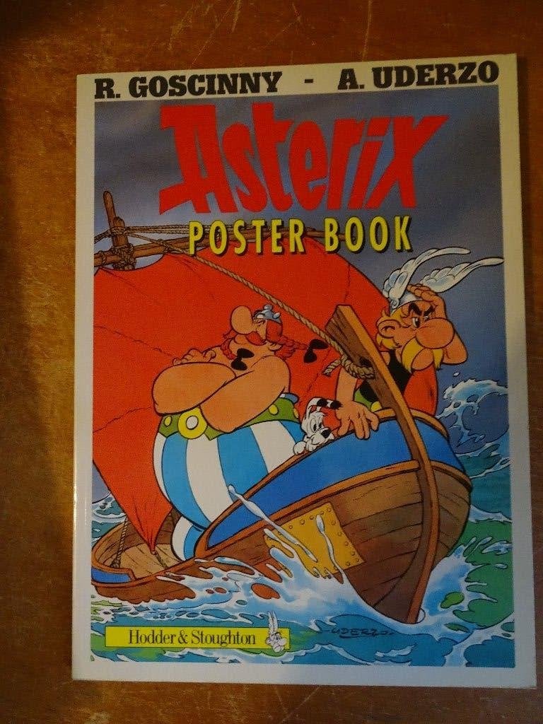 Asterix Poster boek Engels, Meerdere stripboeken, Ophalen, Gelezen