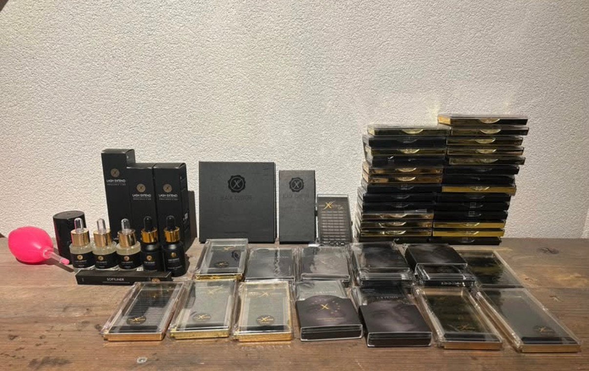 Producten wimperextensions, Ophalen of Verzenden, Zo goed als nieuw, Ogen, Overige typen