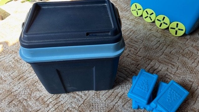 Koelbox met 4 koelelementen, Ophalen, Gebruikt, Koelelement