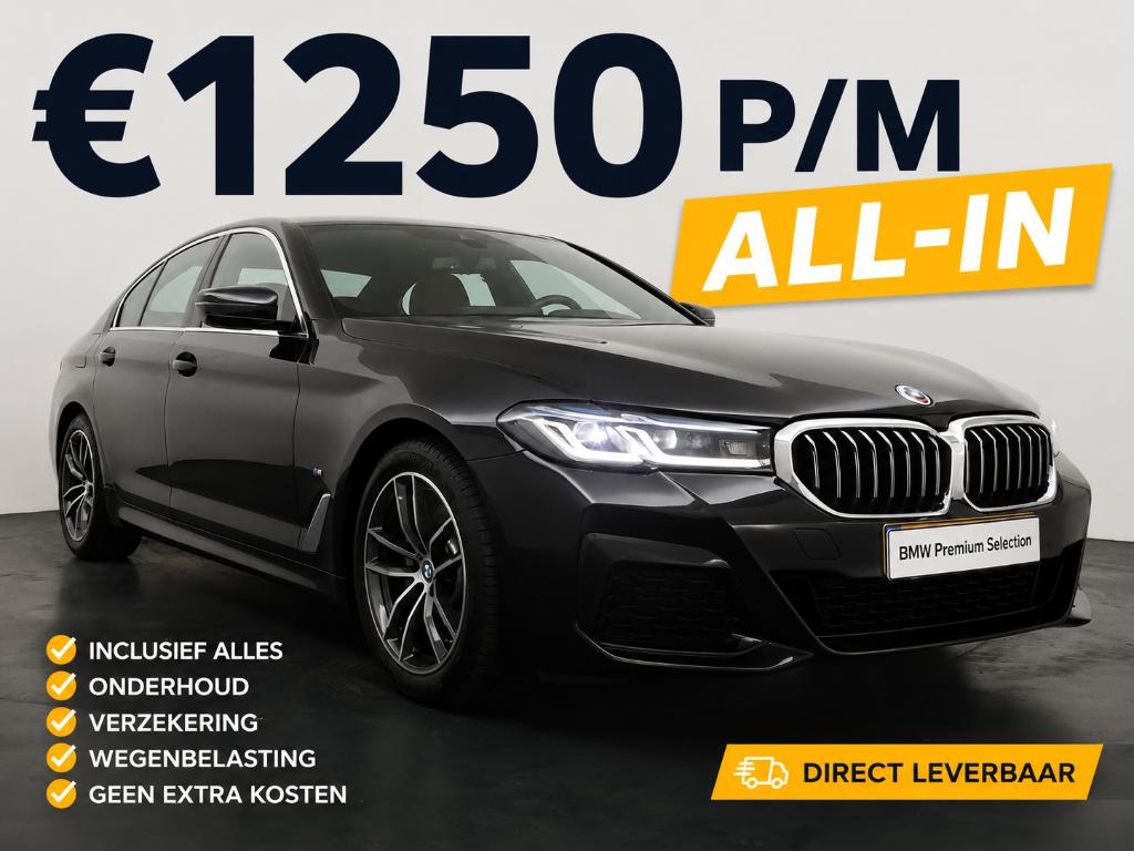 BMW 520i full operational lease, ook met BKR, Auto's, 1998 cc, Achterwielaandrijving, 4 cilinders, 2000 kg