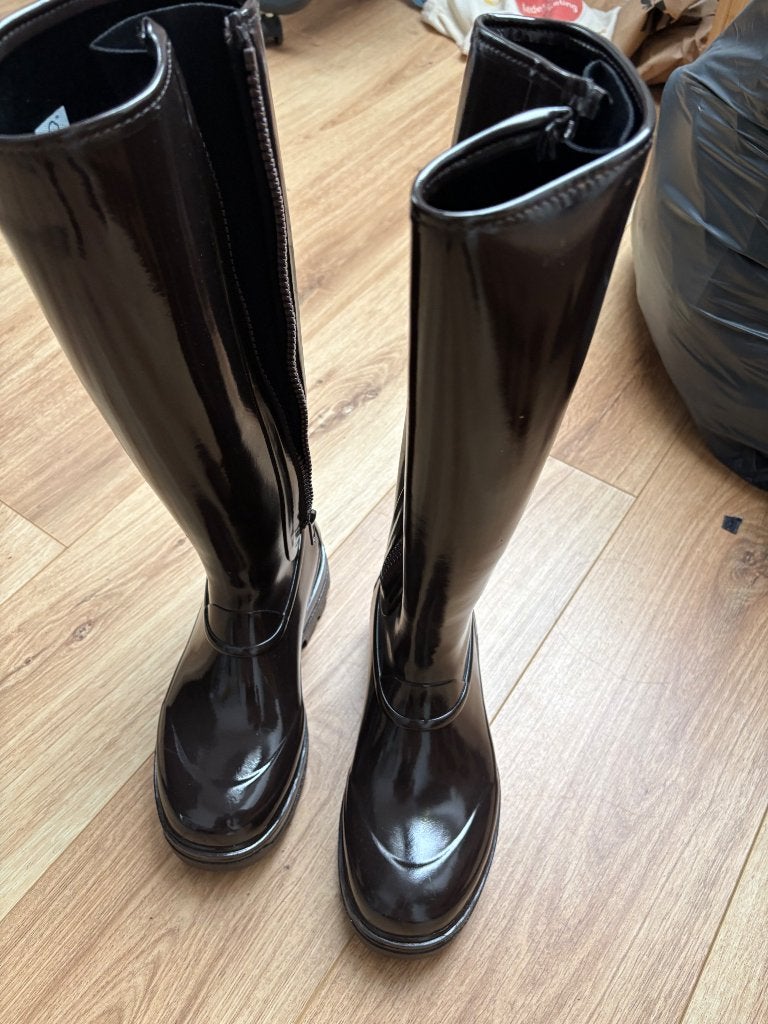 Tretorn regenlaarzen, Kleding | Dames, Schoenen, Bruin, Verzenden, Regenlaarzen, Zo goed als nieuw