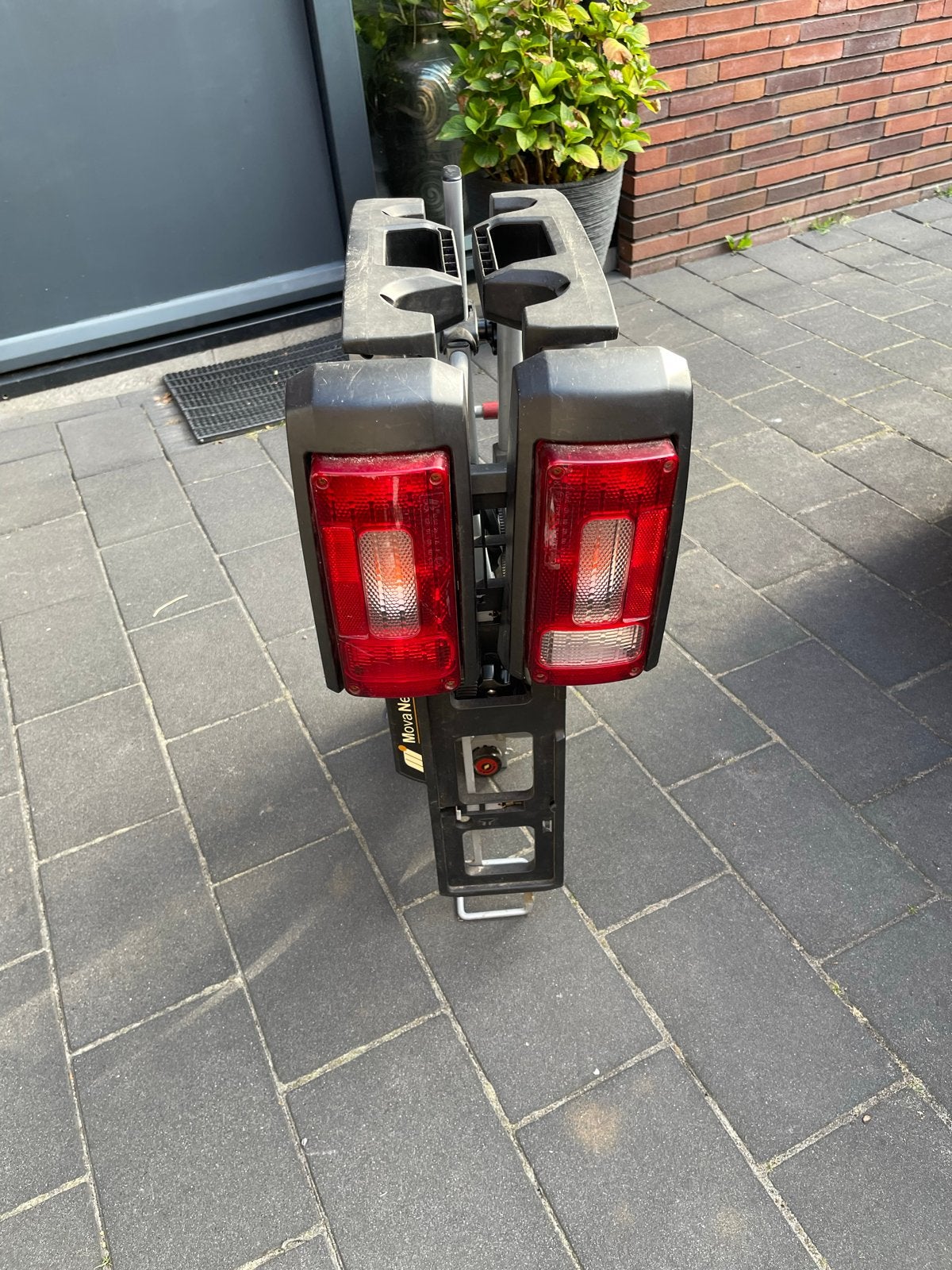Movanext Fietsendrager voor 2 fietsen - Trekhaakdrager, Ophalen, Gebruikt, Brede banden, 2 fietsen