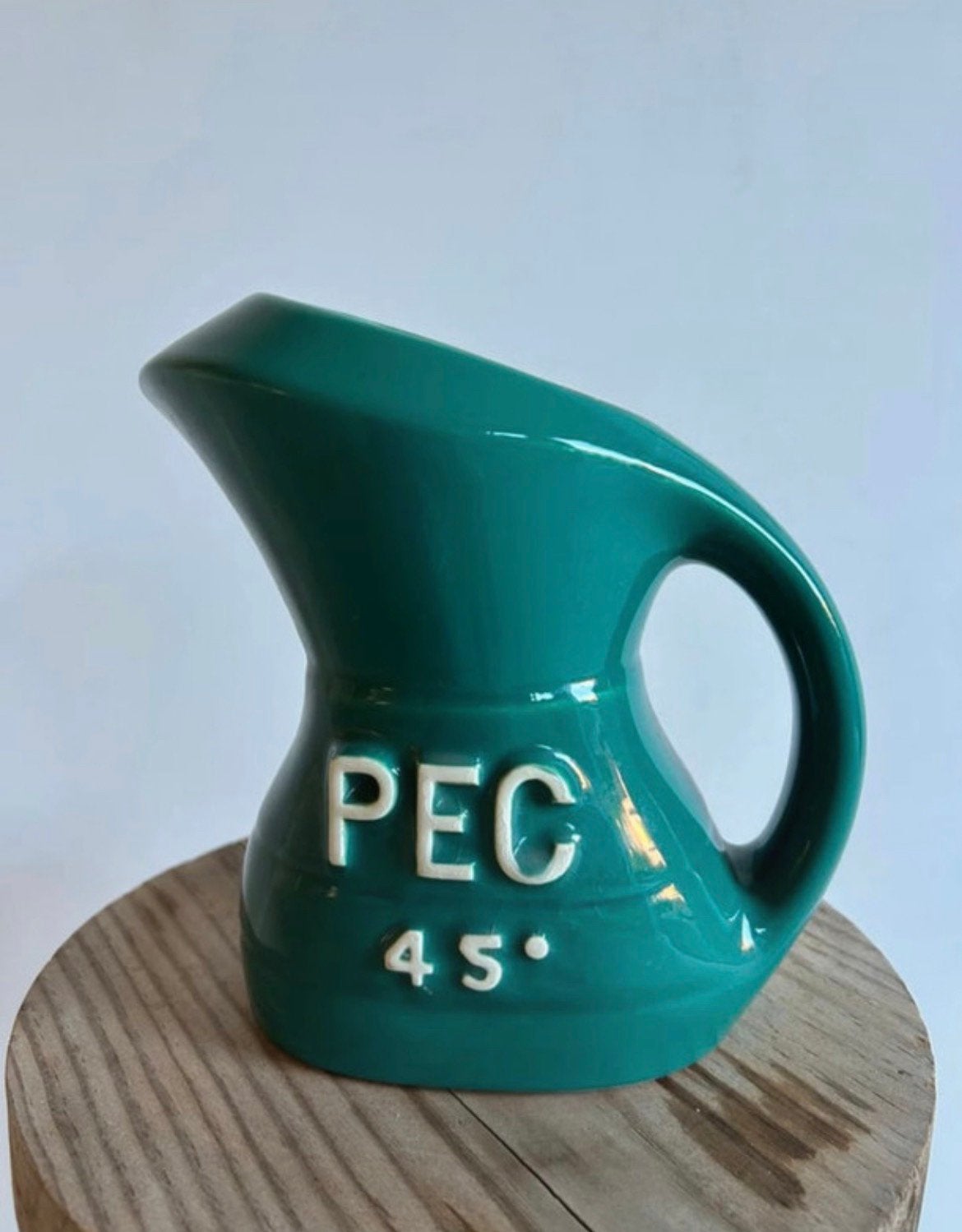 Brocante Franse groene waterkan, Antiek en Kunst, Ophalen of Verzenden