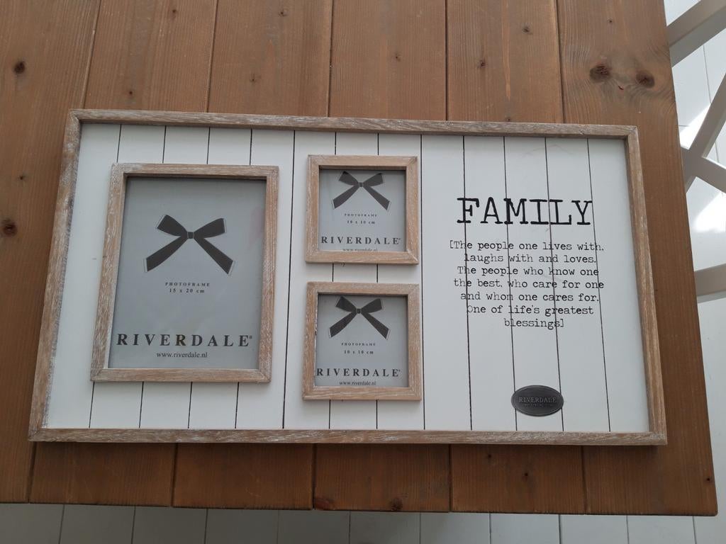 Nieuwe familie fotolijst Riverdale, Ophalen, Nieuw, Hout