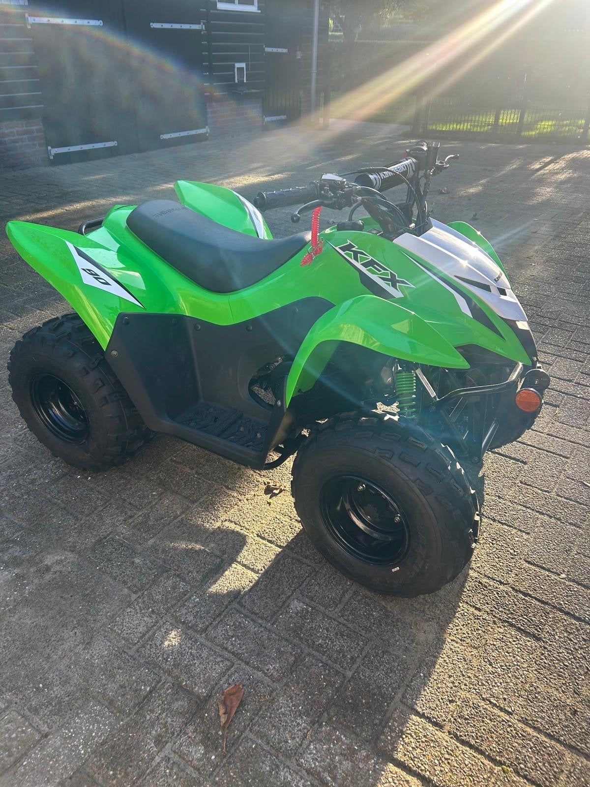 Kawasaki KFX 90 Quad - Groen, Zo goed als nieuw!, Motoren, 1 cilinder, 11 kW of minder