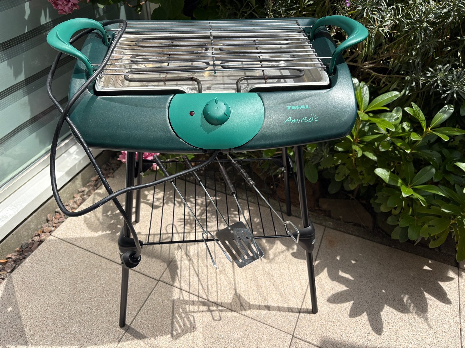 Tefal elektrische barbecue, Tuin en Terras, Elektrische barbecues, Ophalen, Zo goed als nieuw
