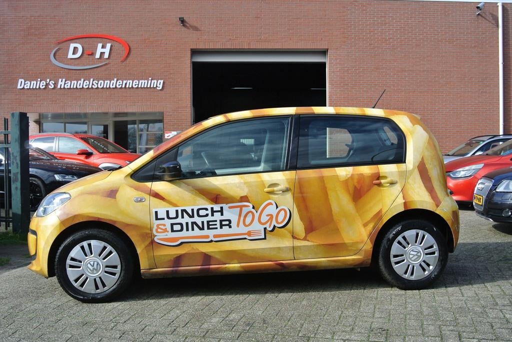 Volkswagen Up! 1.0 move up! BlueMotion airco apk 12-03-2027, Voorwielaandrijving, Gebruikt, 840 kg, Wit
