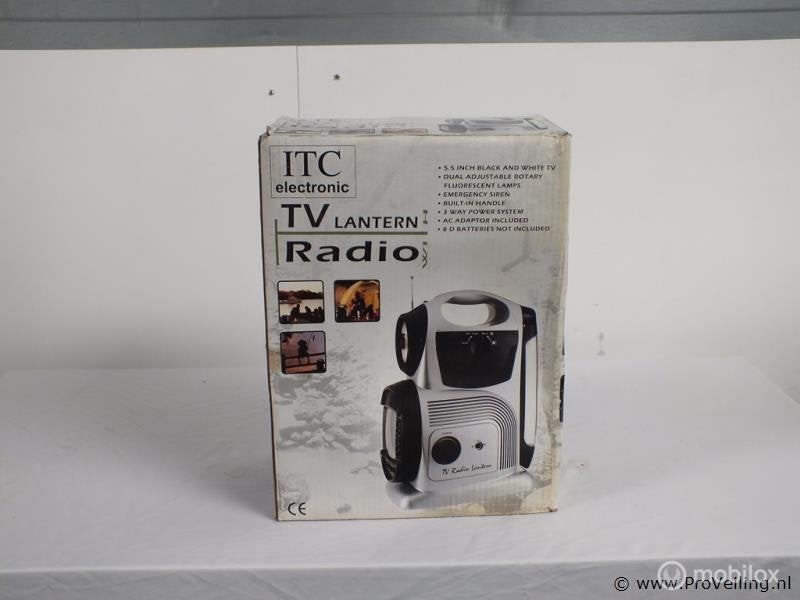 Online Veiling: ITC Electronic TV-lantaarnradio, Nieuw