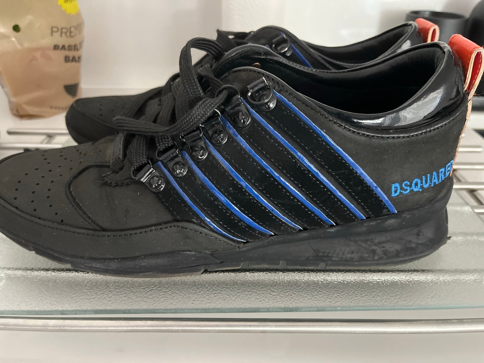 Dsquared2 sneakers maat 42, Kleding | Dames, Ophalen of Verzenden, Gedragen, Zwart, Sneakers of Gympen
