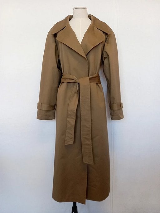 Oversized Trenchcoat camel  Merk Shoeby  maat S/M - nieuw!, Maat 38/40 (M), Beige, Nieuw, Ophalen of Verzenden