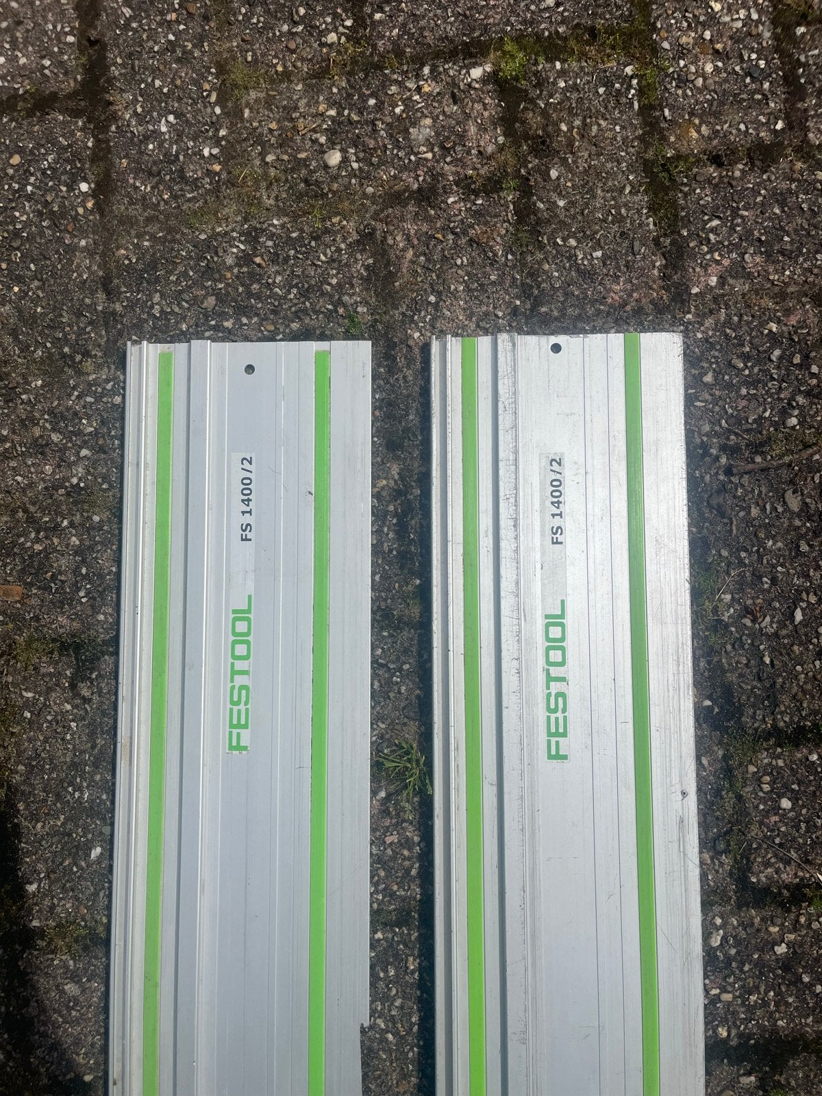 Festool geleiderails FS 1400/2 (2 stuks), Doe-het-zelf en Verbouw, Ophalen of Verzenden, Gebruikt