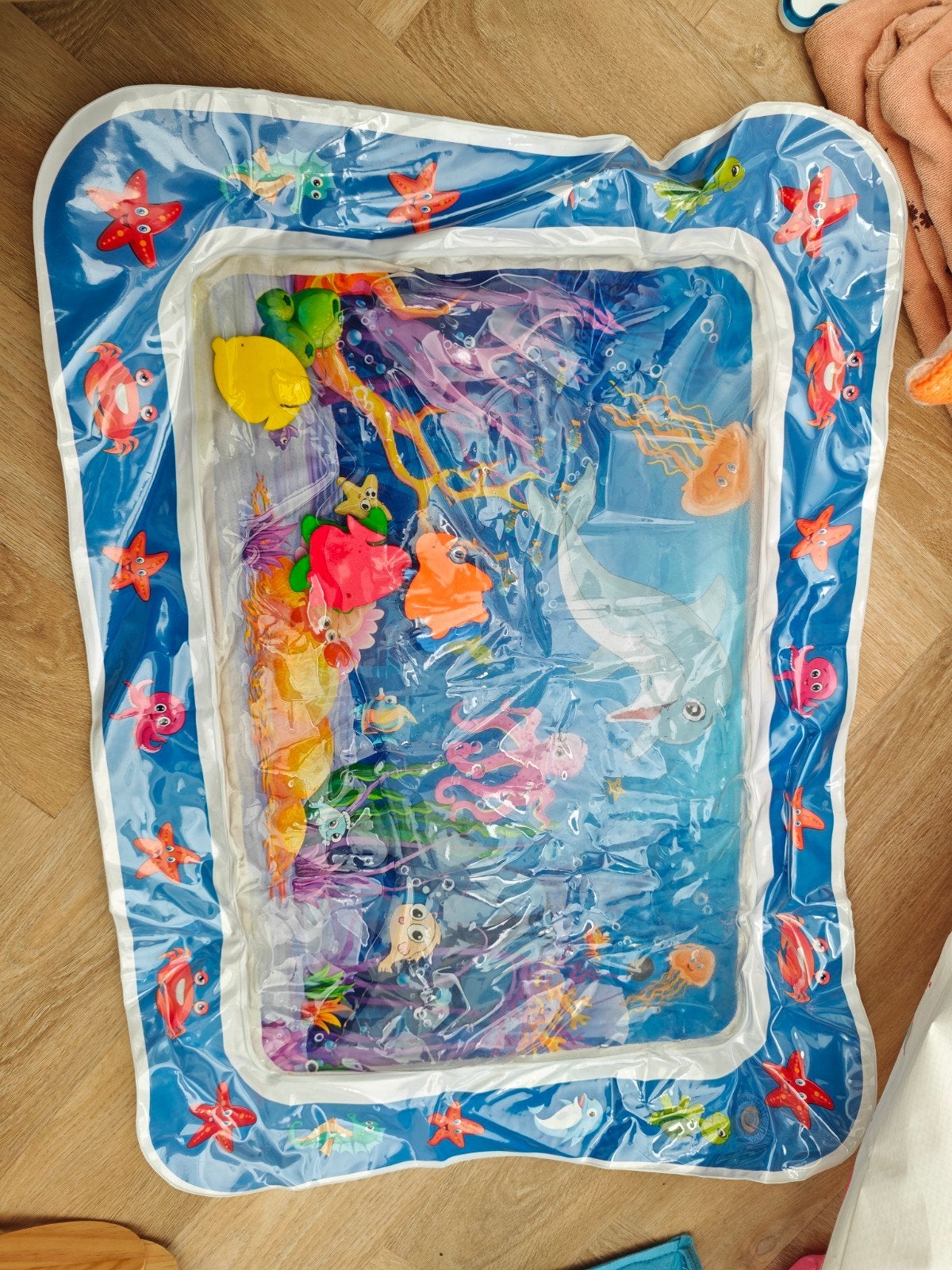 Opblaasbaar waterspeelkleed voor baby's - Zeethema, Kinderen en Baby's, Speelgoed | Babyspeelgoed, Ophalen of Verzenden, Nieuw