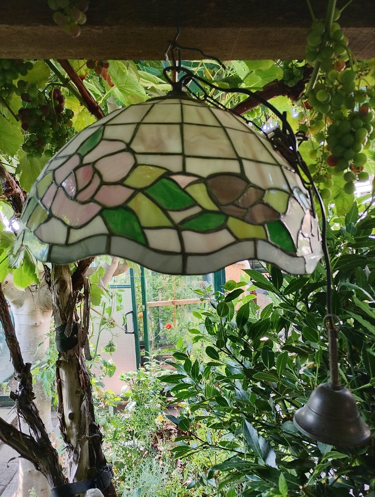 prachtige lamp Tifani stijl gaaf, Ophalen