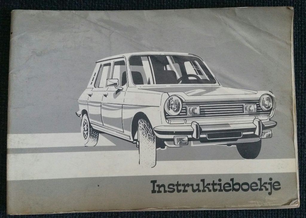 Instruktieboekje Simca 1100 - model 1967 t/m 1981 - IGST, Auto diversen, Ophalen of Verzenden