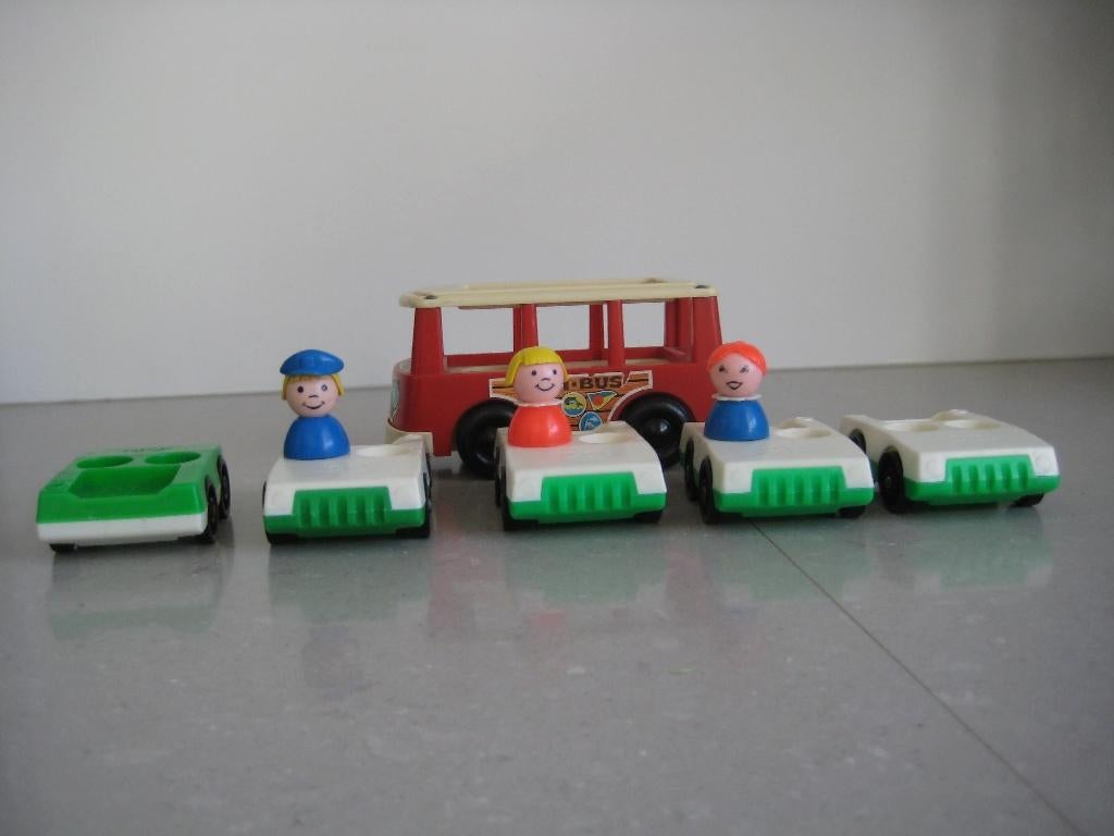 Fisher Price vintage - Schoolbus, Ophalen, Gebruikt, Speelset