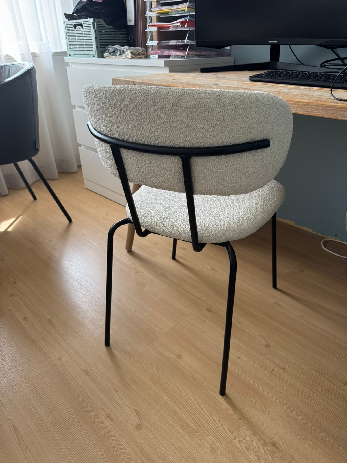 Teddy stoel Kwantum, Huis en Inrichting, Stoelen, Ophalen of Verzenden, Wit, Eén