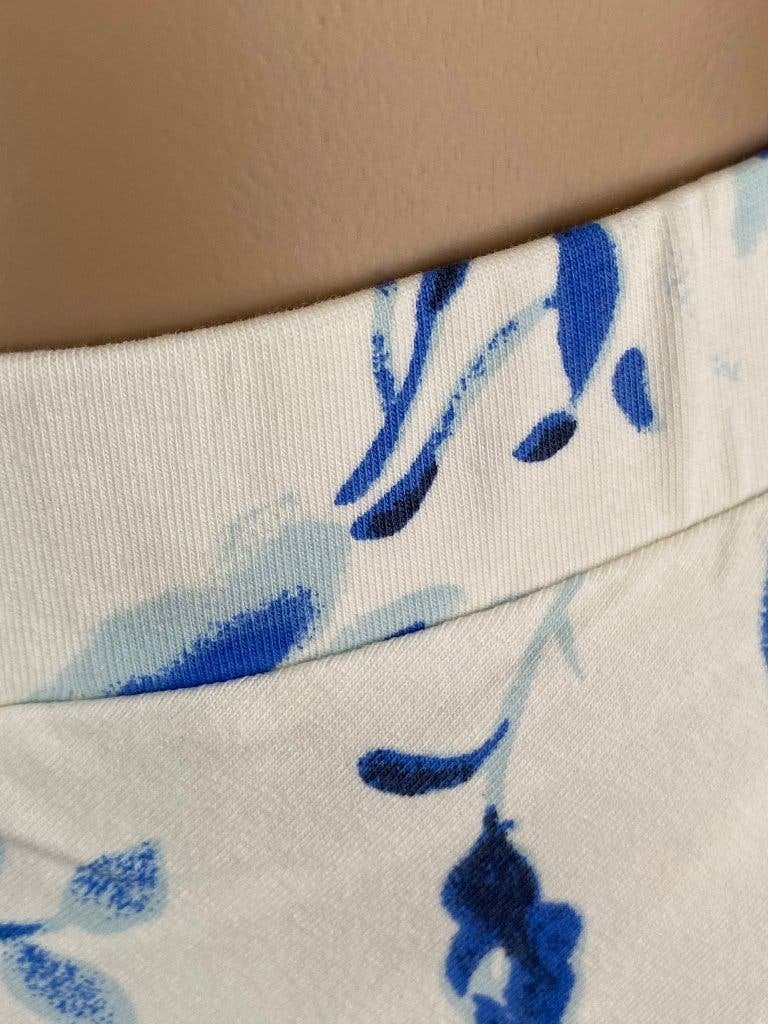 i194/3 Nieuw: Susskind rok maat 42=L/XL rokje gebr-wit/blauw, Blauw, Maat 42/44 (L), Nieuw, Ophalen of Verzenden