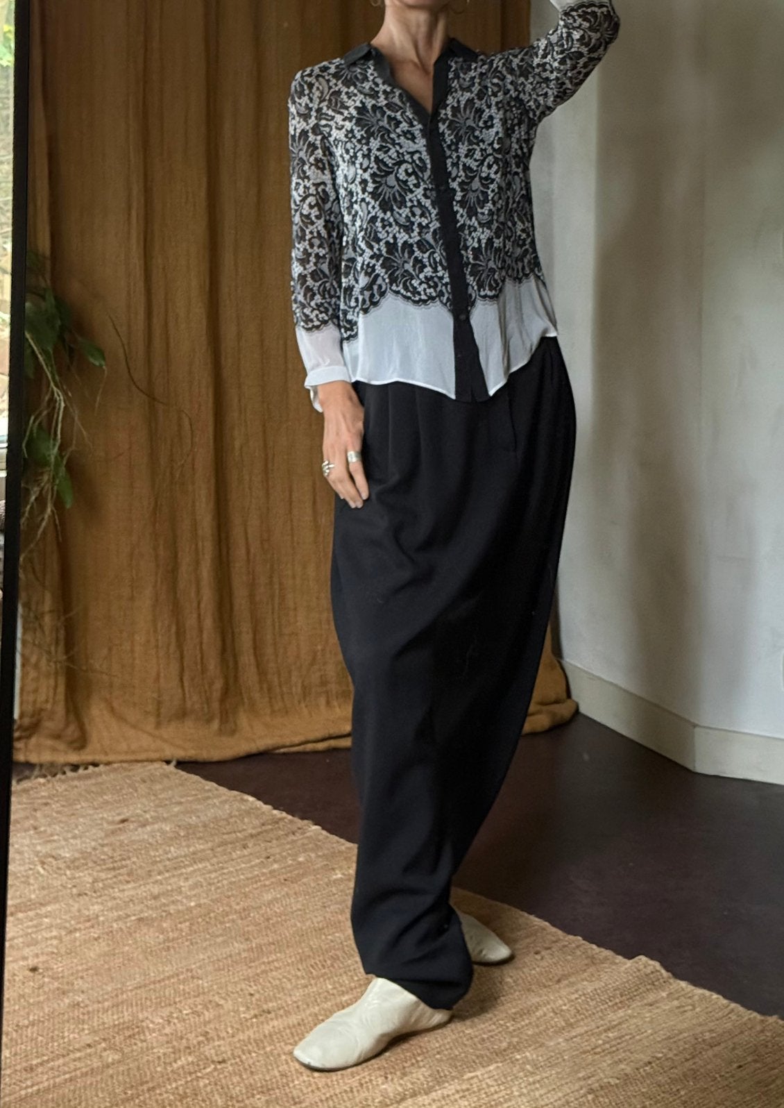 Donna Karan NYC zijden blouse. Zo mooi vib us6 38, Kleding | Dames, Ophalen of Verzenden, Zo goed als nieuw, Maat 38/40 (M), Overige kleuren