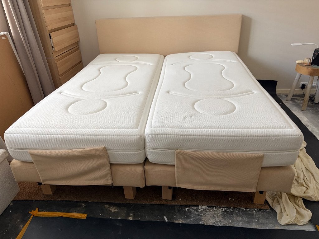 Gratis boxspring 180x200, Ophalen, Gebruikt, Tweepersoons, 180 cm