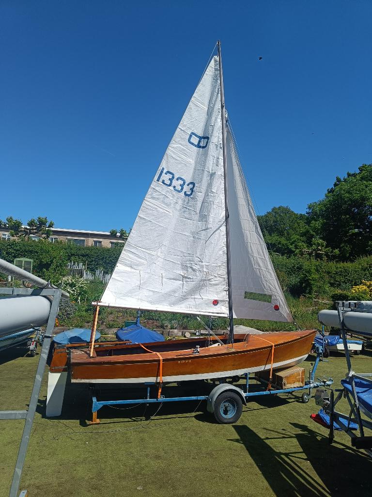 Schakel zeilboot incl trailer, Watersport en Boten, Ophalen, Gebruikt, Minder dan 15 m², Overige typen