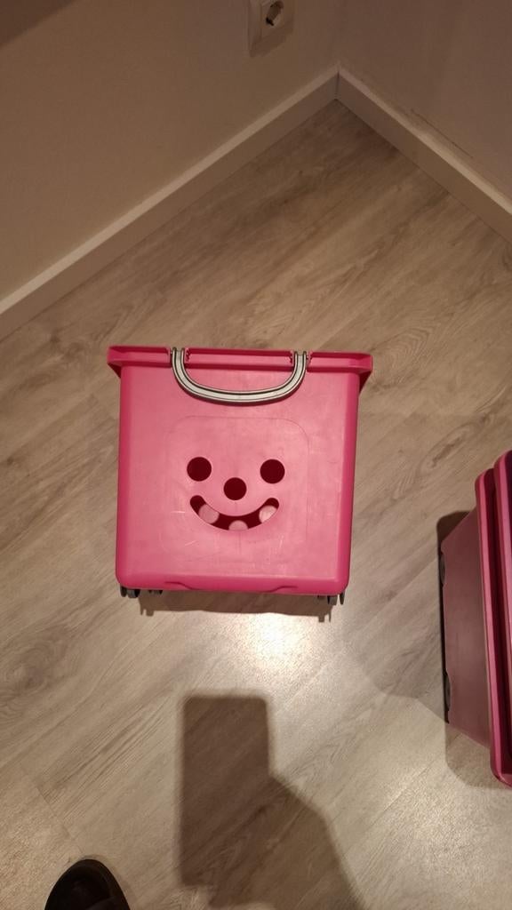 Leuke speelgoed opbergboxen met gezichtje, Ophalen of Verzenden, Gebruikt, Jongen of Meisje