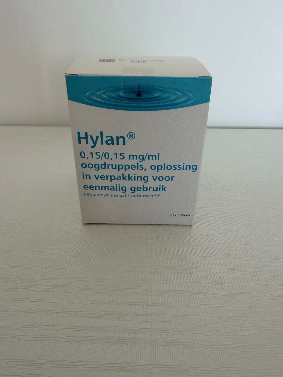 Hylan Oogdruppels 0,15/0,15 mg/ml - 60 x 0,65 ml, Ophalen, Nieuw, Ogen, Verzorging