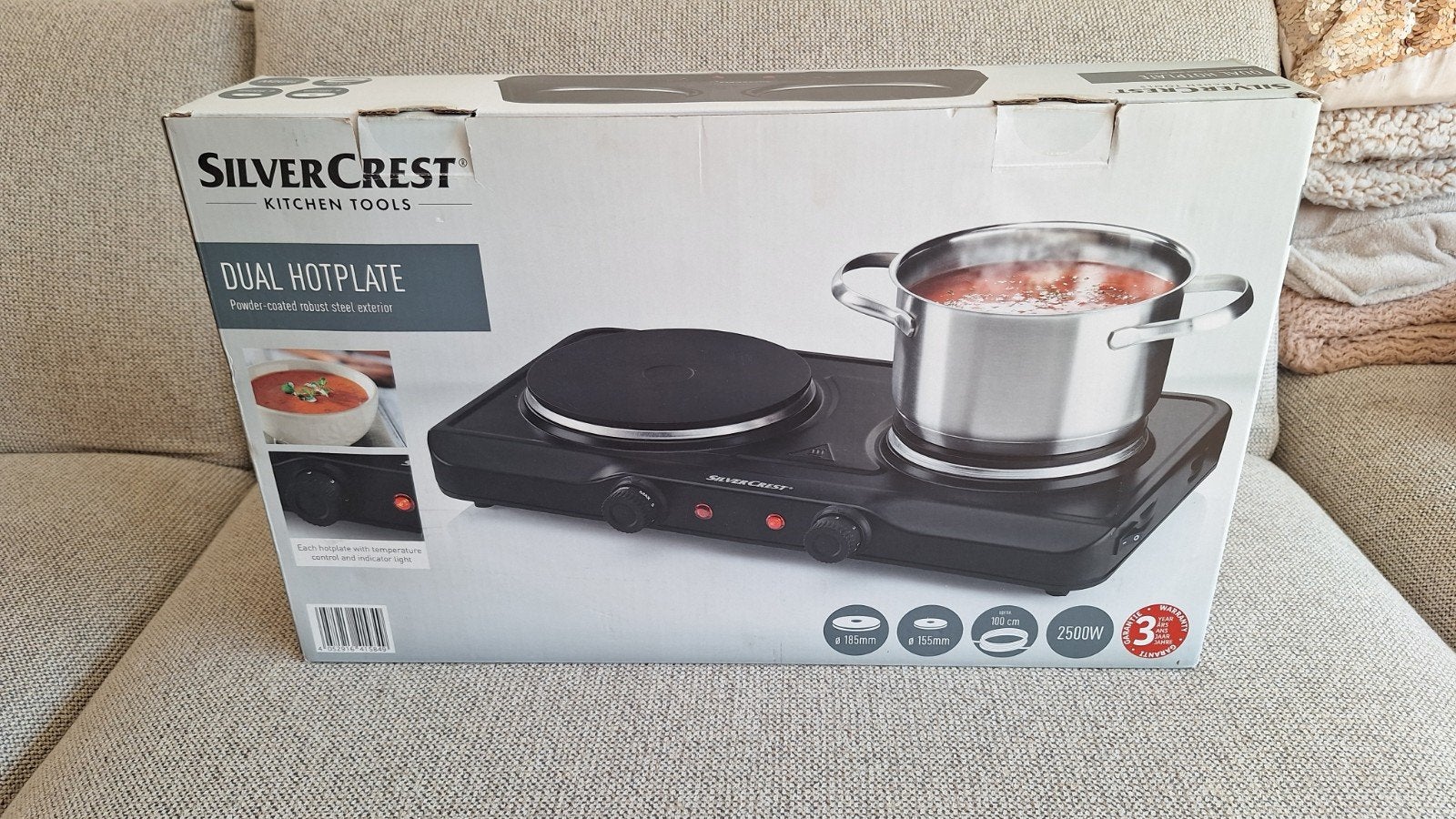Silvercrest dual kookplaat, Ophalen, Zo goed als nieuw