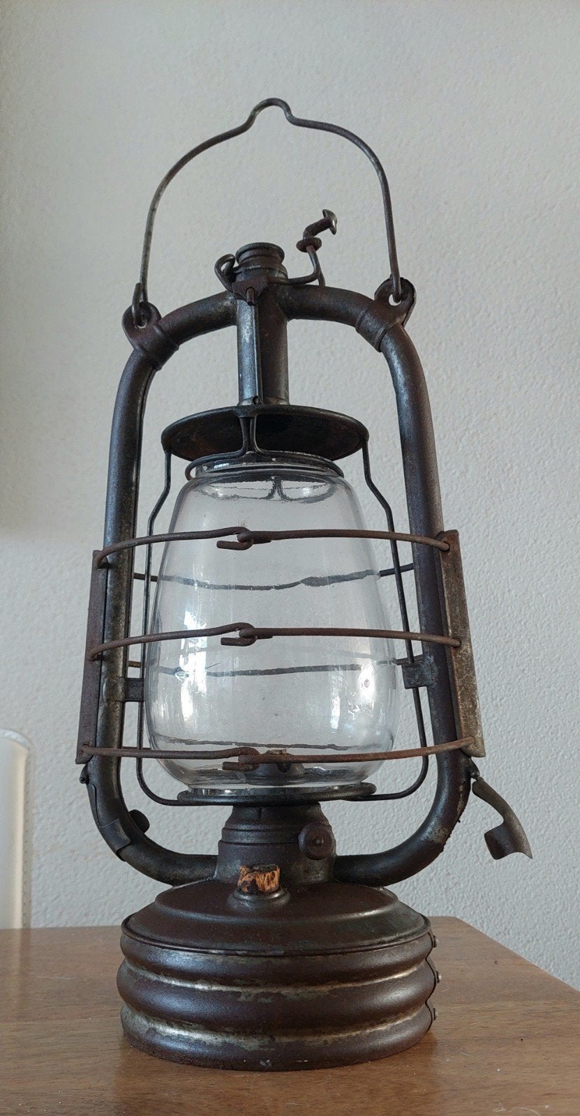 Mooie oude stormlantaarn, Antiek en Kunst, Antiek | Lampen, Ophalen of Verzenden