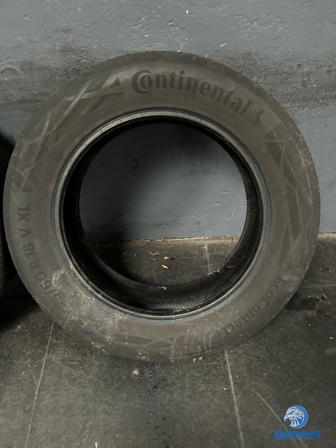 6mm! Zomerbanden 225/60R18 Continental EcoContact 6, 18 inch, Gebruikt, -, -