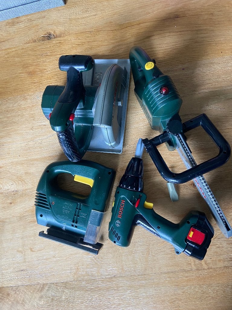 speelgoed Bosch gereedschap, Kinderen en Baby's, Speelgoed | Overig, Ophalen, Zo goed als nieuw, Jongen of Meisje