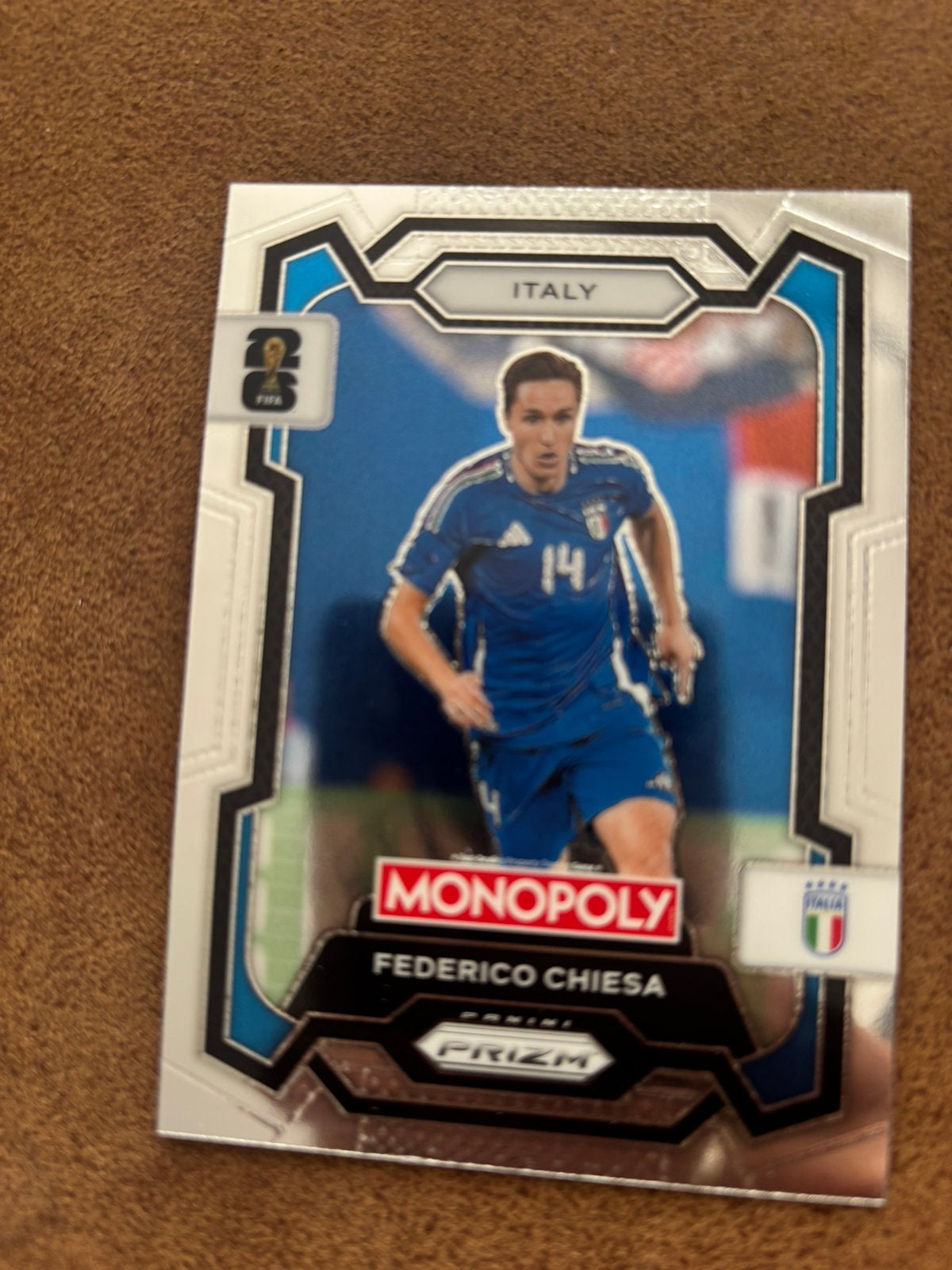 Panini Monopoly Prizm 2026 - Federico Chiesa #35, Verzenden, Nieuw, Buitenlandse clubs, Poster, Plaatje of Sticker