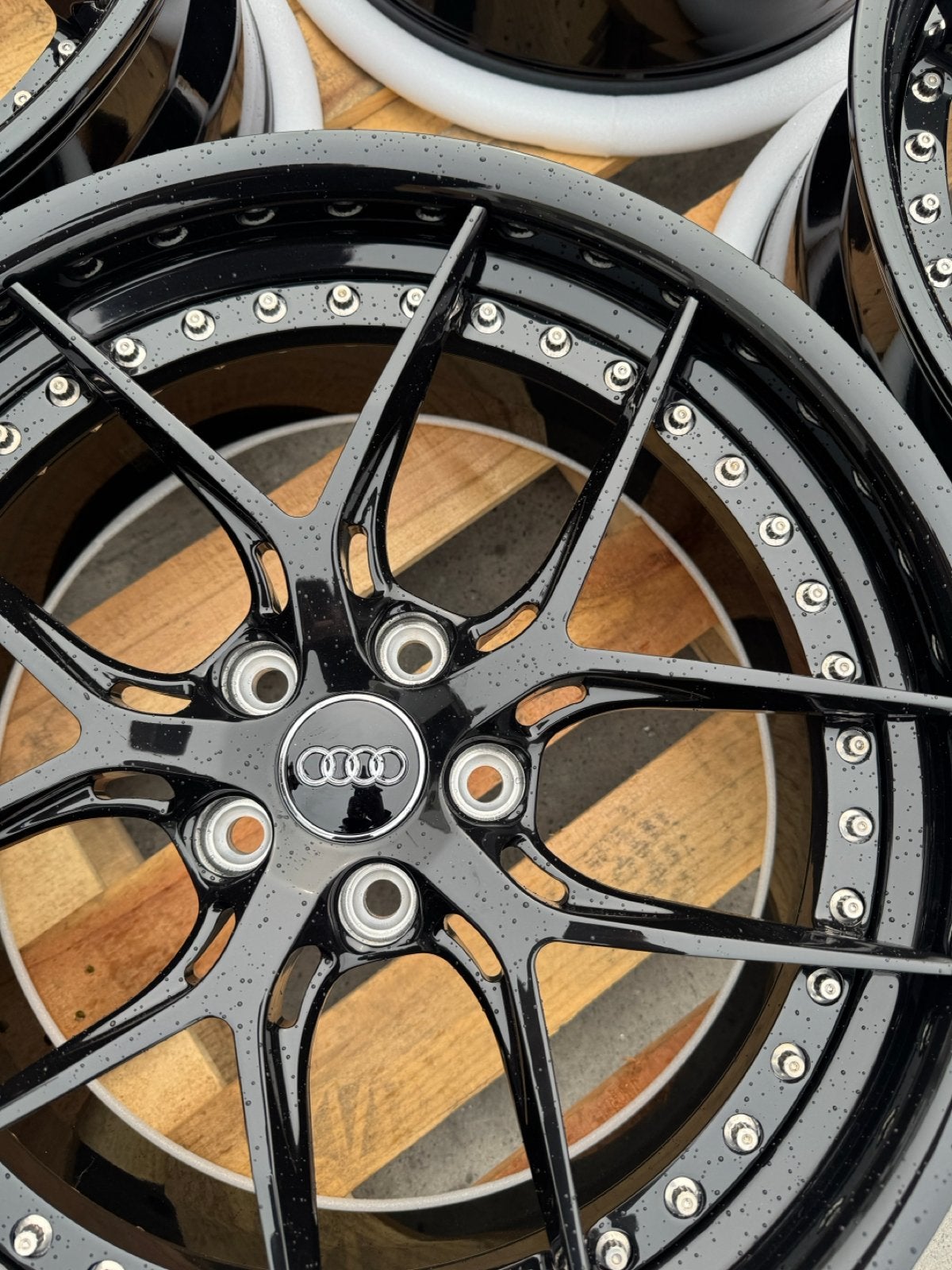 Nieuwe 19 inch Velgen 5x112  - Glanzend Zwart, 245 mm, Velg(en), Nieuw, Personenwagen