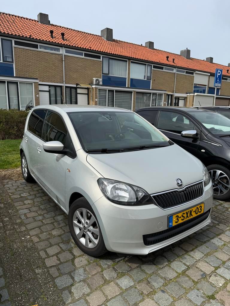 Skoda Citigo 1.0 T 44KW 2014 Grijs, Auto's, Skoda, Particulier, Citigo, Airbags, Airconditioning, Bluetooth, Centrale vergrendeling