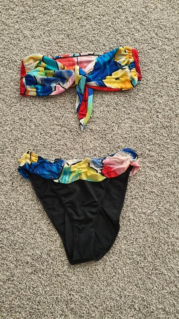 Kleurrijke Bikini Set - Beachlife, Beachlife, Zwart, Ophalen of Verzenden, Zo goed als nieuw